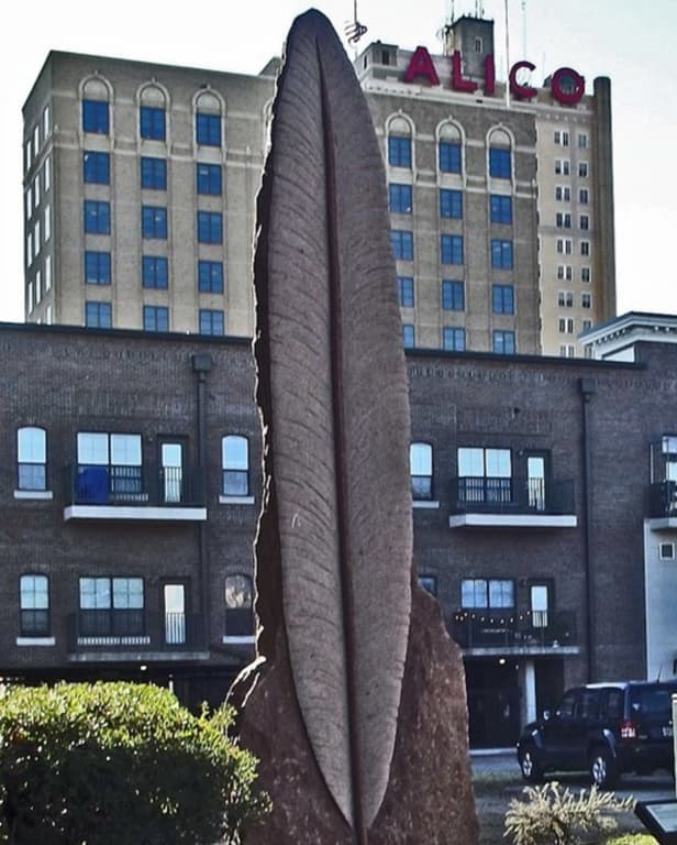 Blood Feather' Sculpture