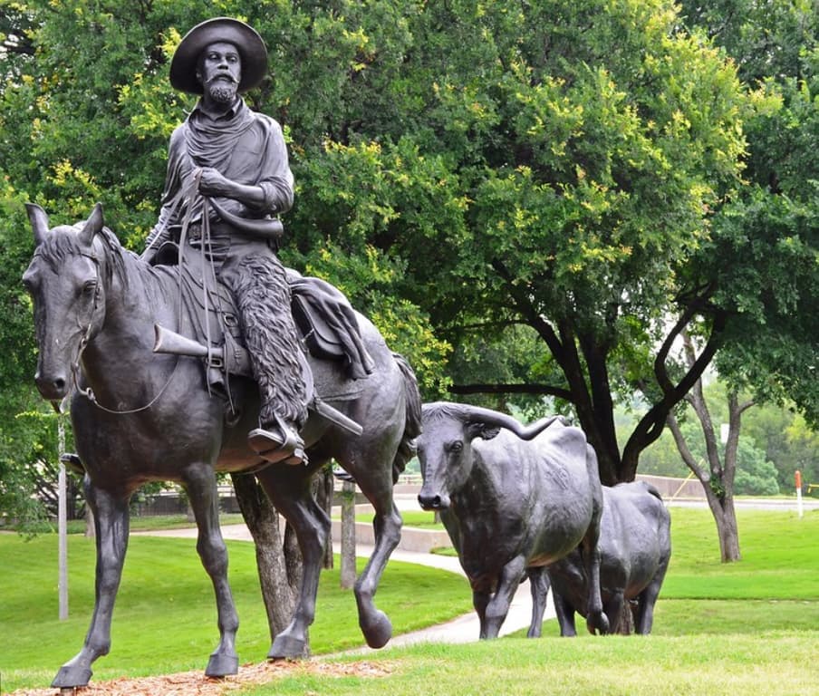 Branding the Brazos' Sculptures