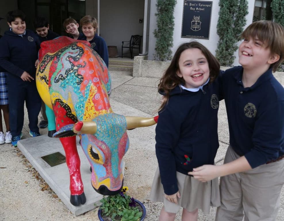 Florence, The Oaxcan Cow' Sculpture