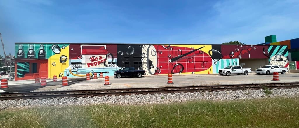 Dr Pepper Museum Mural