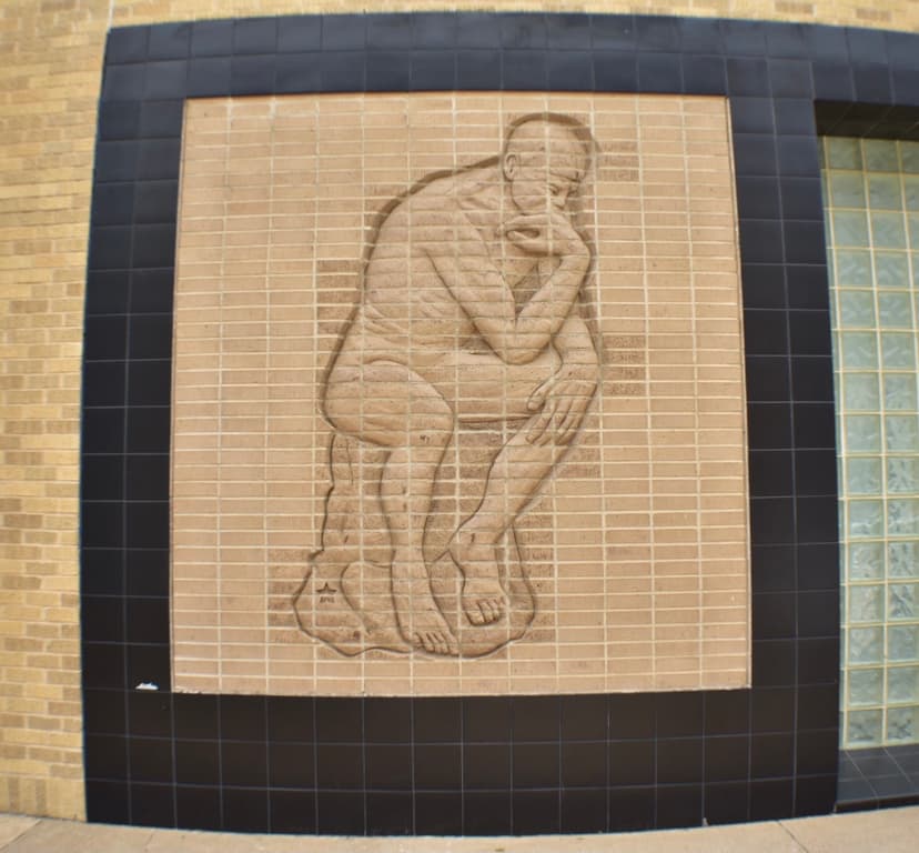 The Thinker Mural