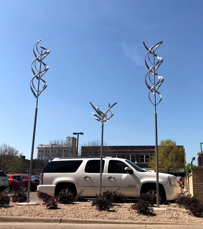 Waco Tornado Kinetic Sculptures